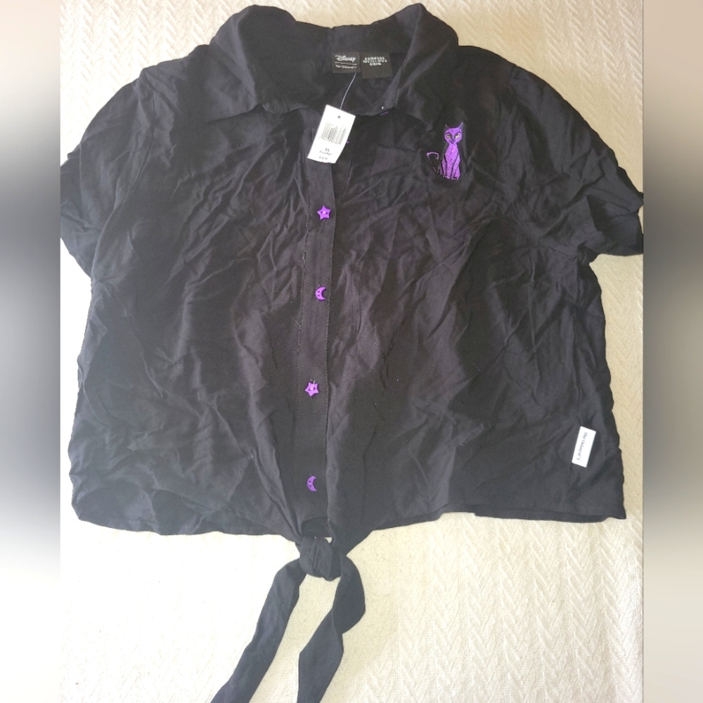 Disney Hocus Pocus Croptop Tshirt Xlarge NWT